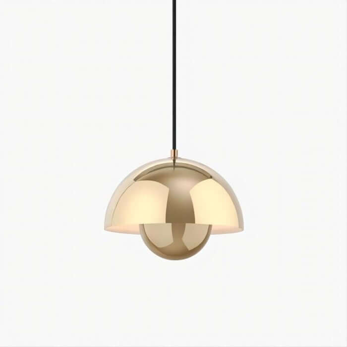 Lampa wisząca Macaron Fleur z polerowanej stali nierdzewnej