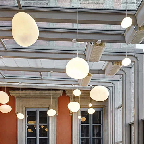Lampa wisząca Nado – zbliżenie na materiał