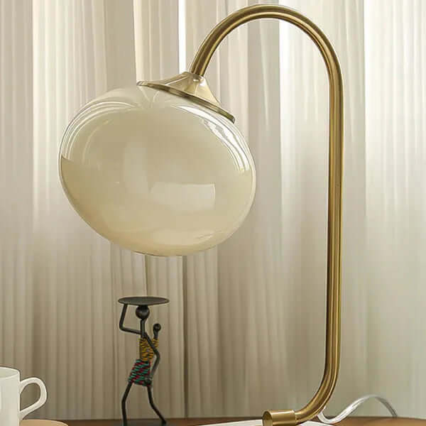 Lampa Stołowa z Metalu i Szkła Marshmallow
