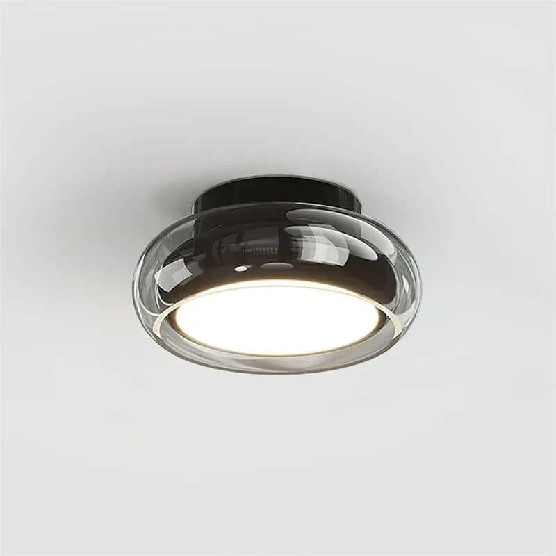 Oprawa sufitowa LED w stylu vintage z akrylu, mała