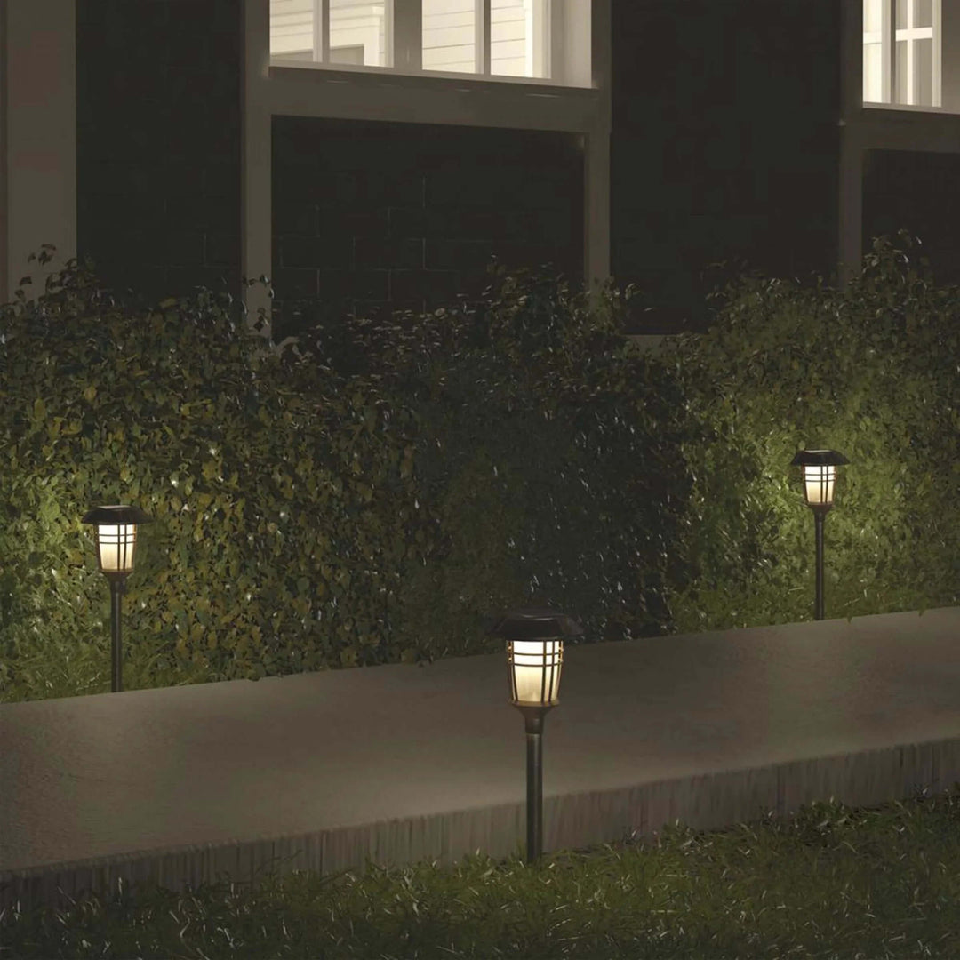 Lampki Ogrodowe | Zestaw 6 Solarnych Pochodni.