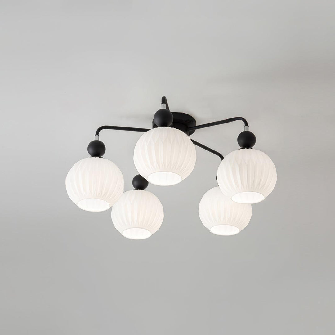 Nowoczesna Lampa Sufitowa - Zielona/Czarna Oświetlenie Wnętrz
