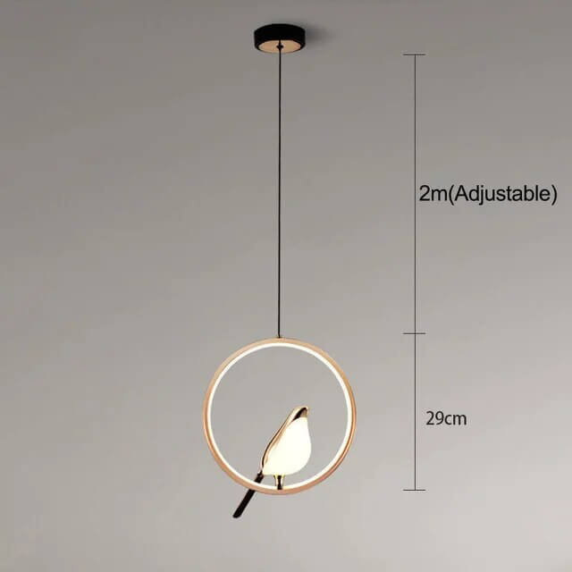 Lampy sufitowe z ptakiem, luksusowe lampy wiszące