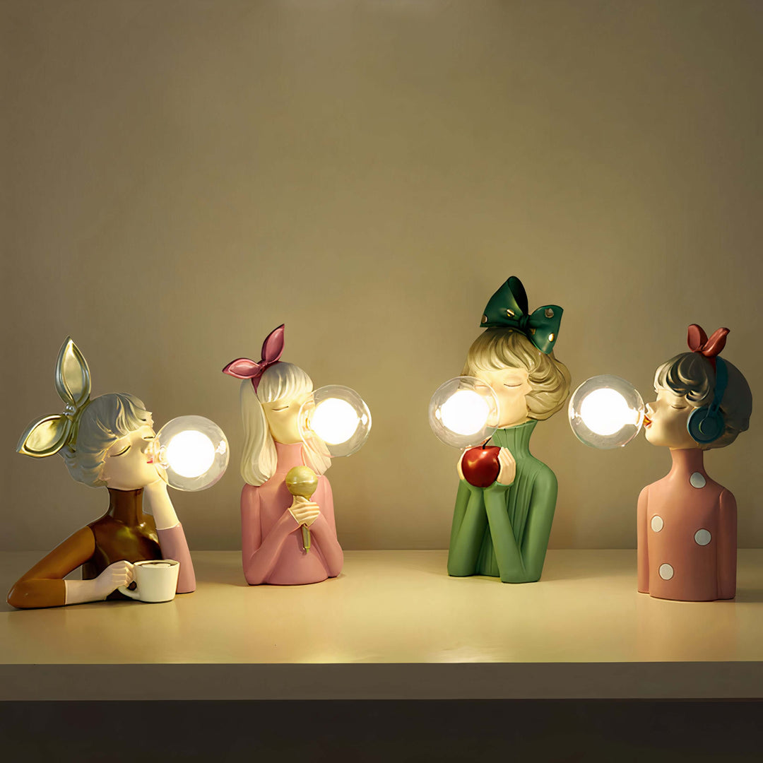 Ręcznie Robiona Lampa Stołowa Sisters | Designerskie Oświetlenie