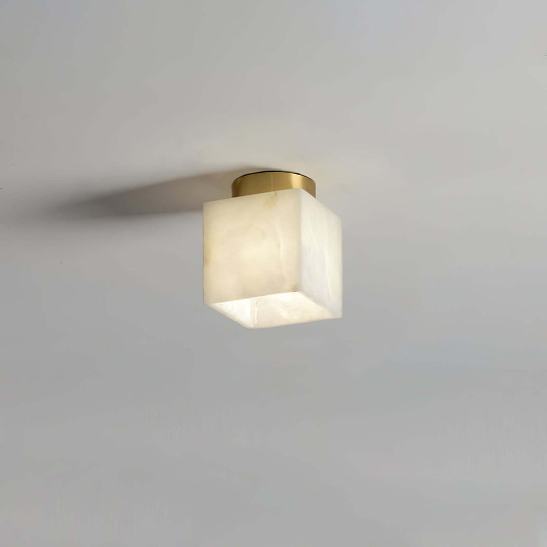Wielofunkcyjna lampa sufitowa z alabastru