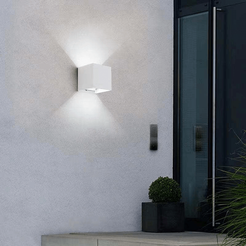 Nowoczesna Lampa Ścienna LED do Wewnątrz i na Zewnątrz