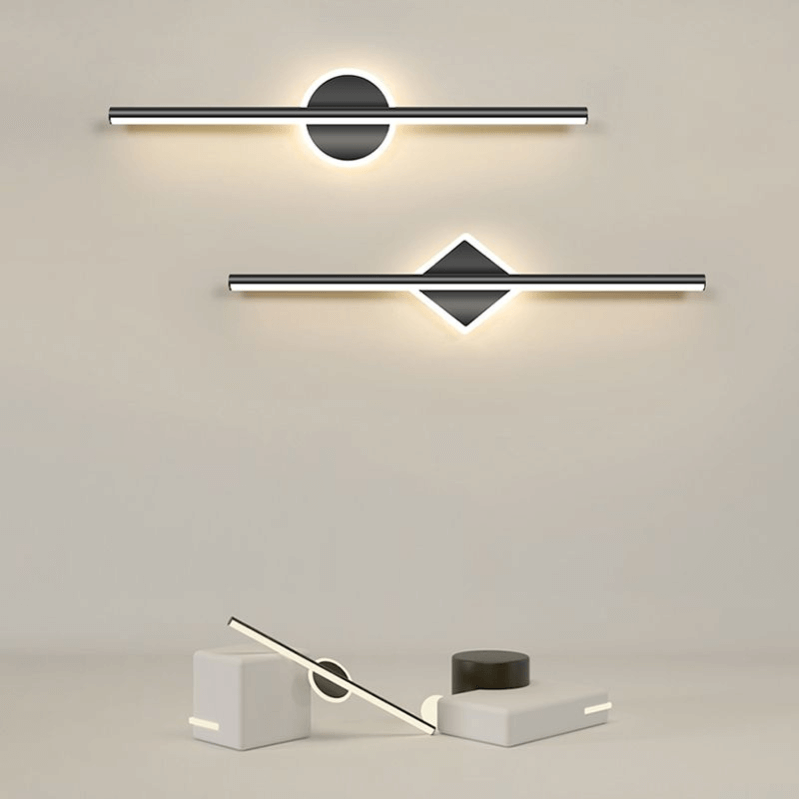 Nowoczesna okrągła/kwadratowa lampa ścienna LED