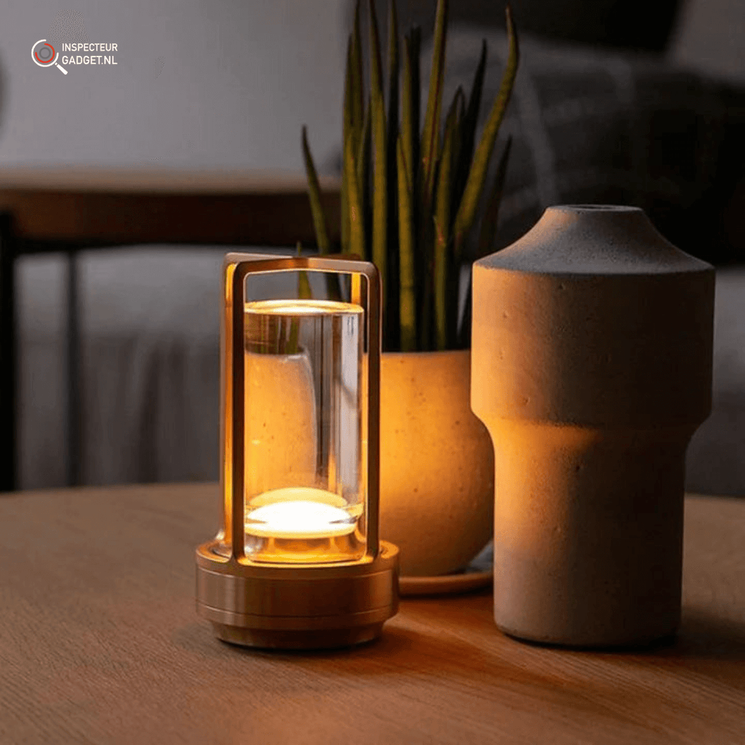 Bezprzewodowa lampa stołowa LED, ładowana, nastrojowa