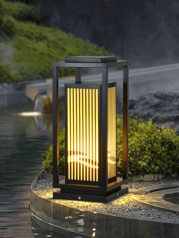 Zewnętrzna Lampa Solarna - Nowoczesne Oświetlenie Ogrodowe