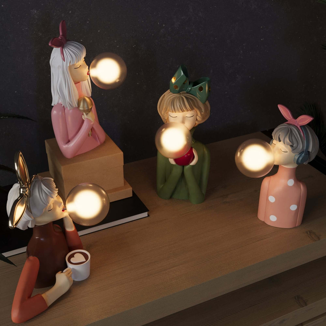 Ręcznie Robiona Lampa Stołowa Sisters | Designerskie Oświetlenie