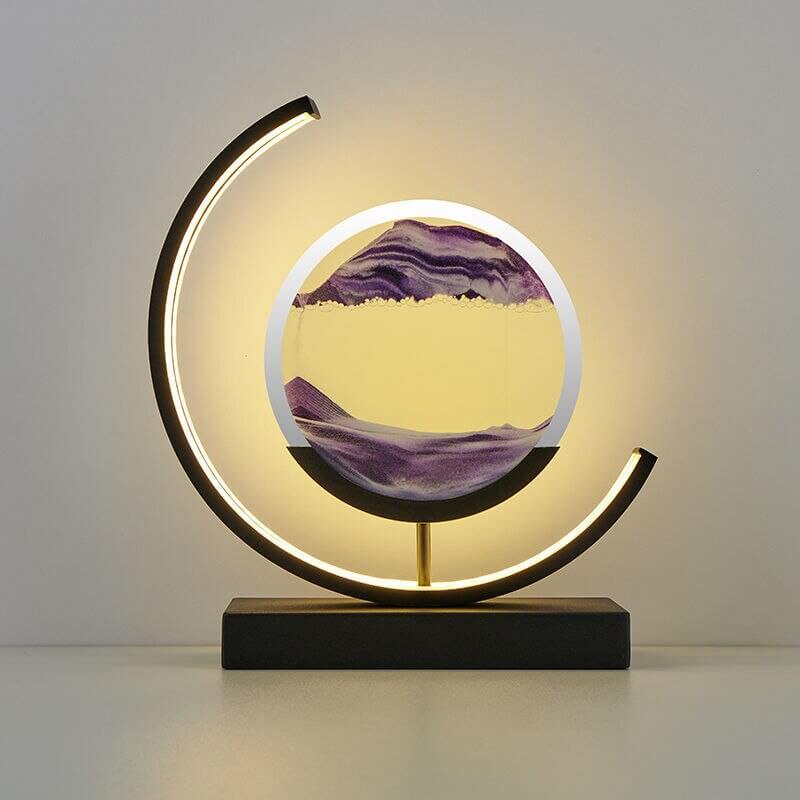Sandlight™ | Lampa biurkowa z piaskowy krajobrazem