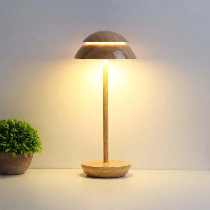 Bezprzewodowa lampa stołowa - minimalistyczne oświetlenie nastrojowe