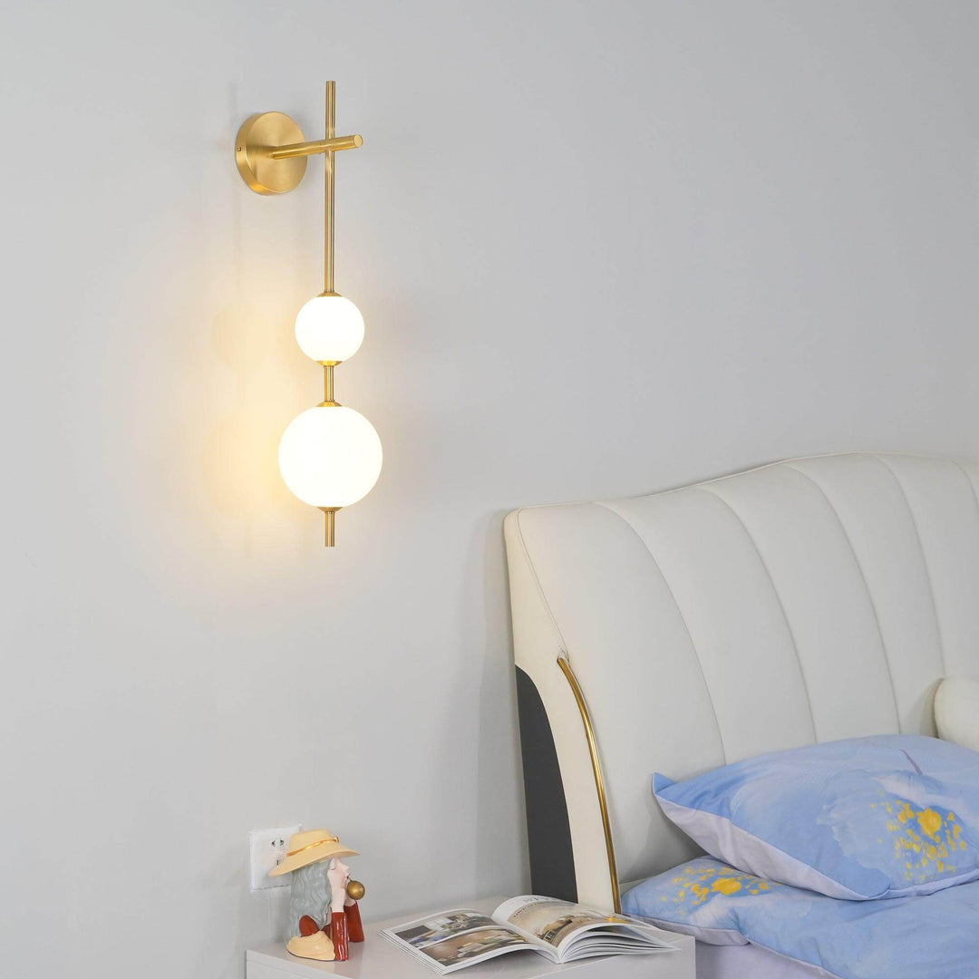 Pionowa Lampa Ścienna Kula