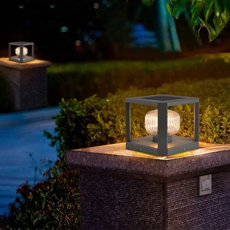 Zewnętrzna Lampa Solarna - Oświetlenie Ogrodowe i Tarasowe