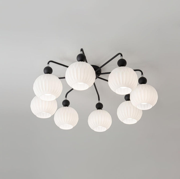 Nowoczesna Lampa Sufitowa - Zielona/Czarna Oświetlenie Wnętrz
