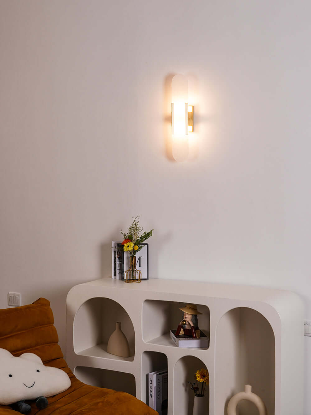 Applique Melange En Albâtre Allongé