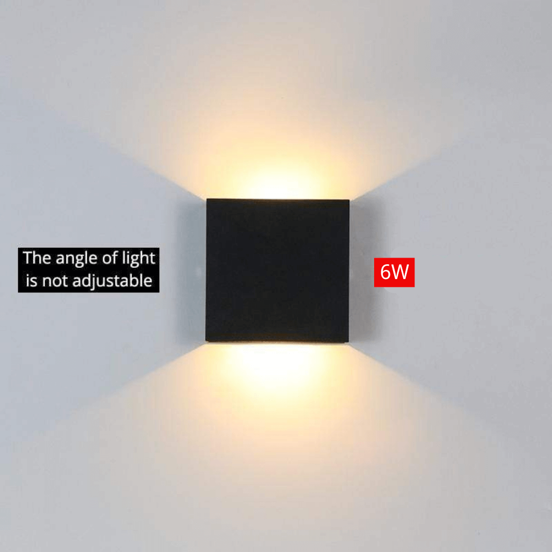 Nowoczesna Lampa Ścienna LED do Wewnątrz i na Zewnątrz