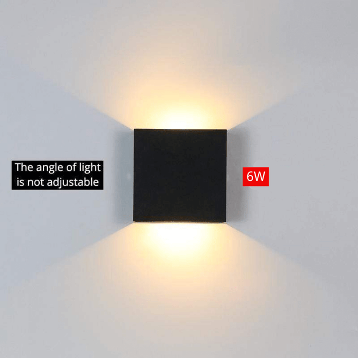 Nowoczesna Lampa Ścienna LED do Wewnątrz i na Zewnątrz