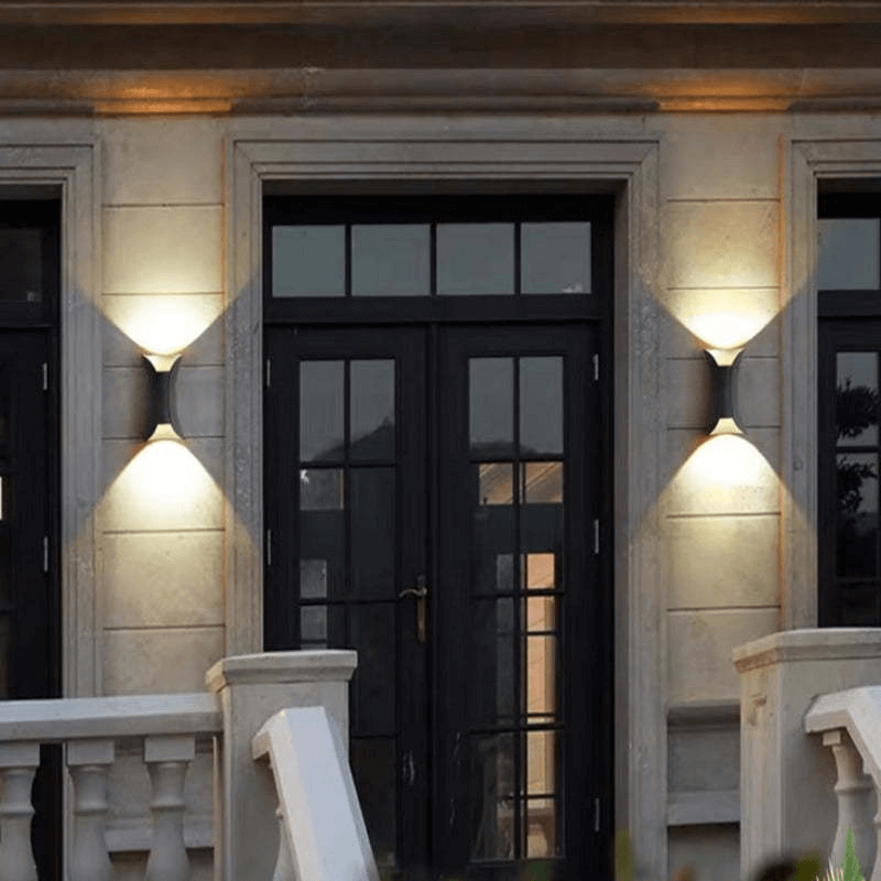 Zewnętrzna Lampa Ścienna LED z Aluminium, Wodoodporna