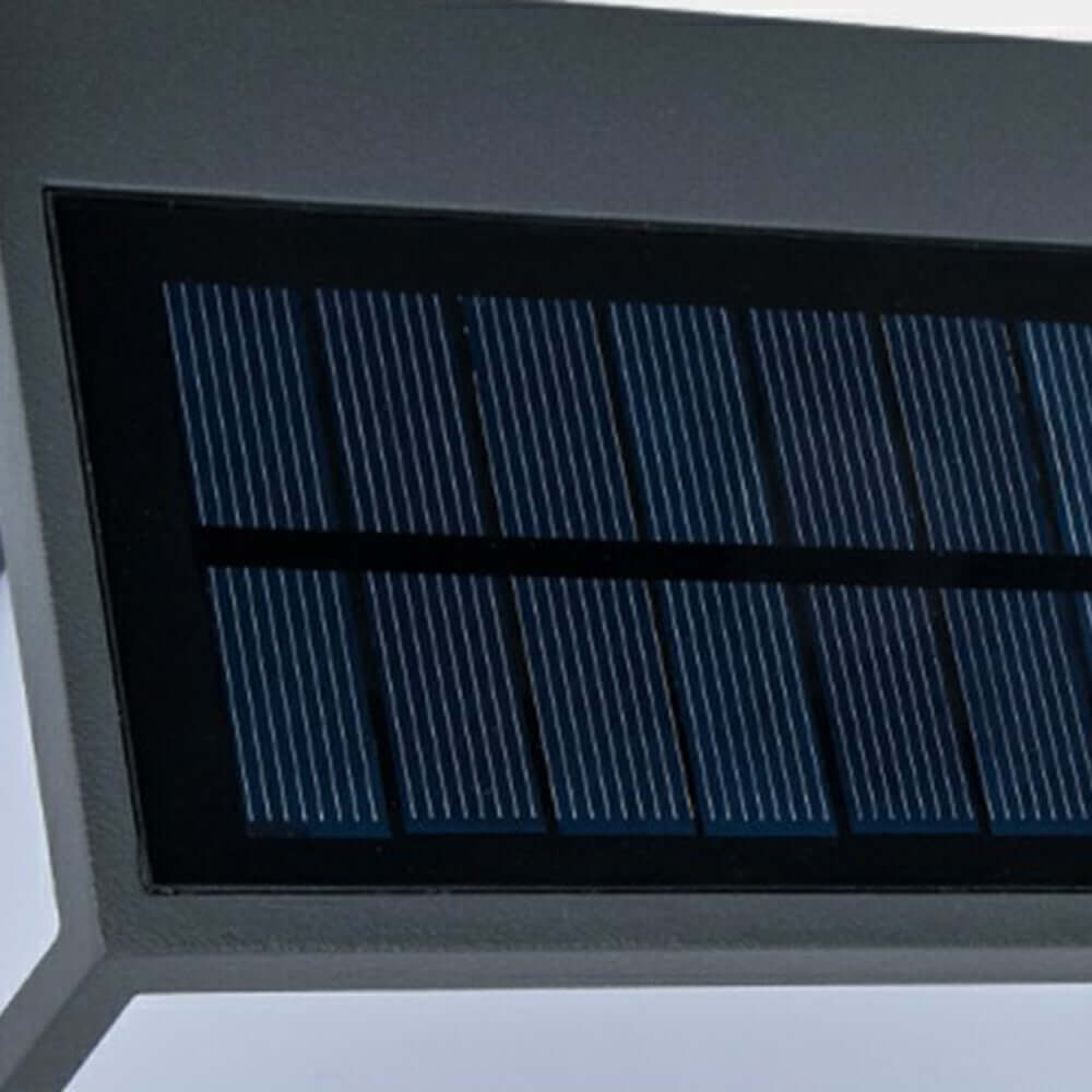 Zewnętrzna Lampa Ścienna LED Słoneczna Prostokątna IP65