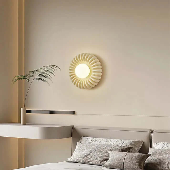 Nowoczesna Kreatywna Lampa Ścienna Z Żywicy Do Sypialni
