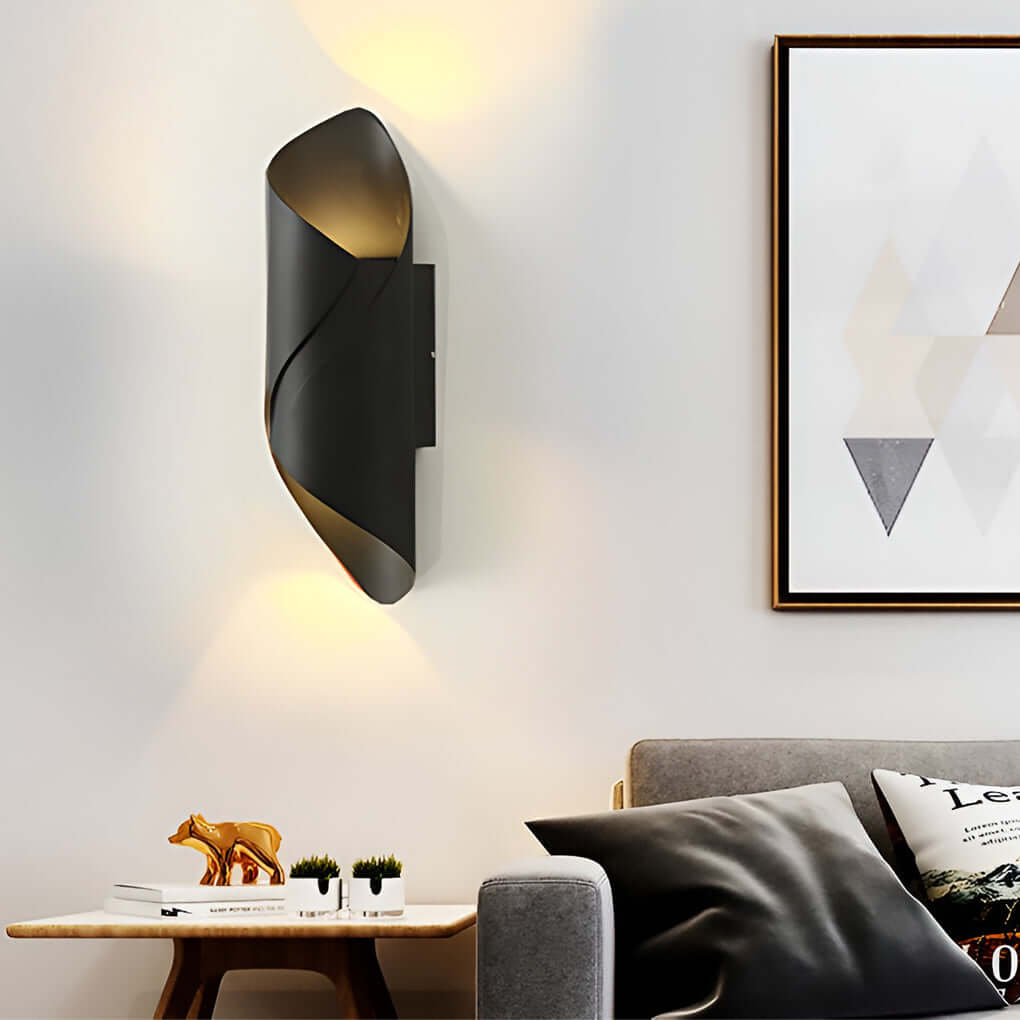 Nowoczesna Lampa Ścienna Zewnętrzna LED IP66