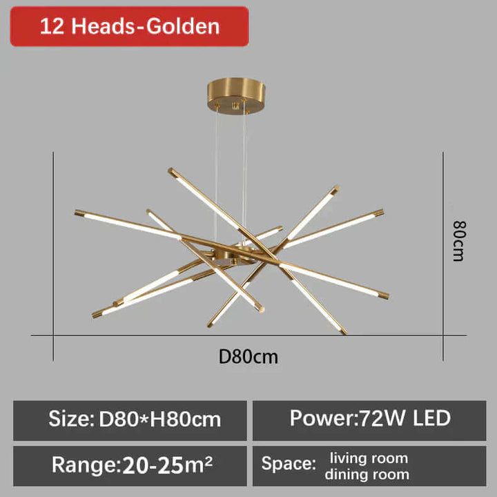 Lampa wisząca pająk – różne opcje kolorystyczne