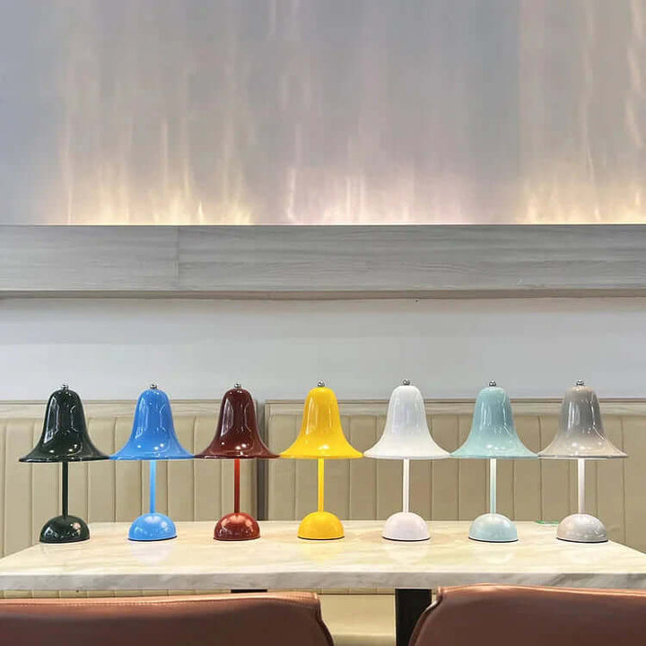 Lampa stołowa Oramaglo, szary wariant