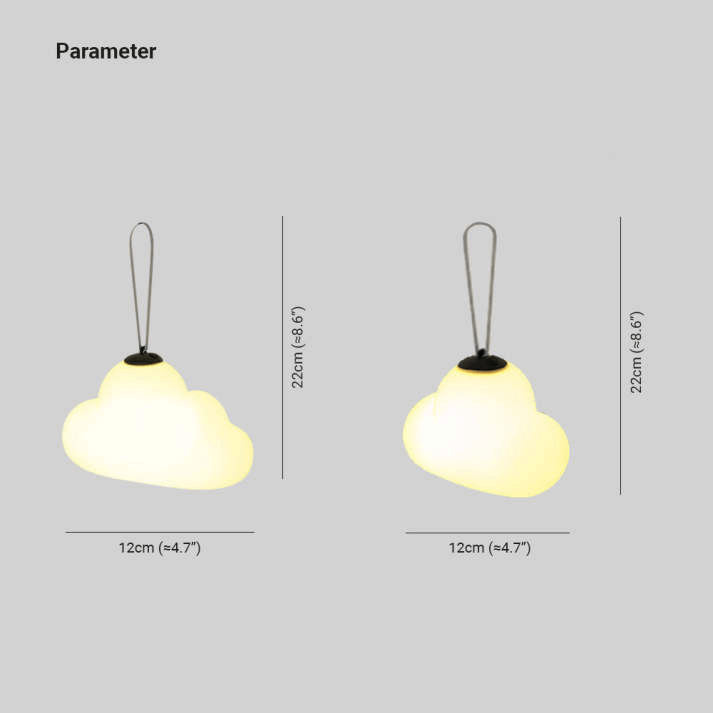 Zewnętrzna Lampa Wisząca LED Chmura - Oświetlenie Ogrodowe