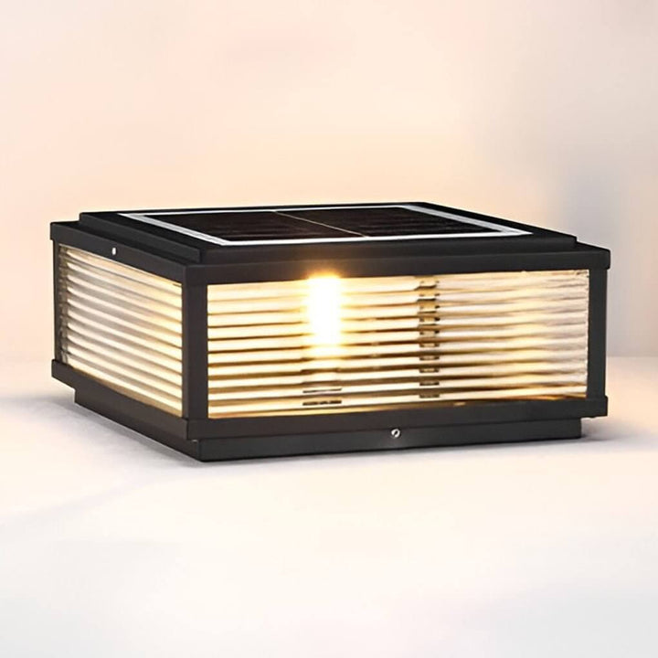 Kwadratowa Lampa Ogrodowa LED - Nowoczesne Oświetlenie Słupkowe