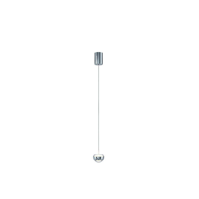 Nowoczesna lampa sufitowa LED z półokrągłym kloszem