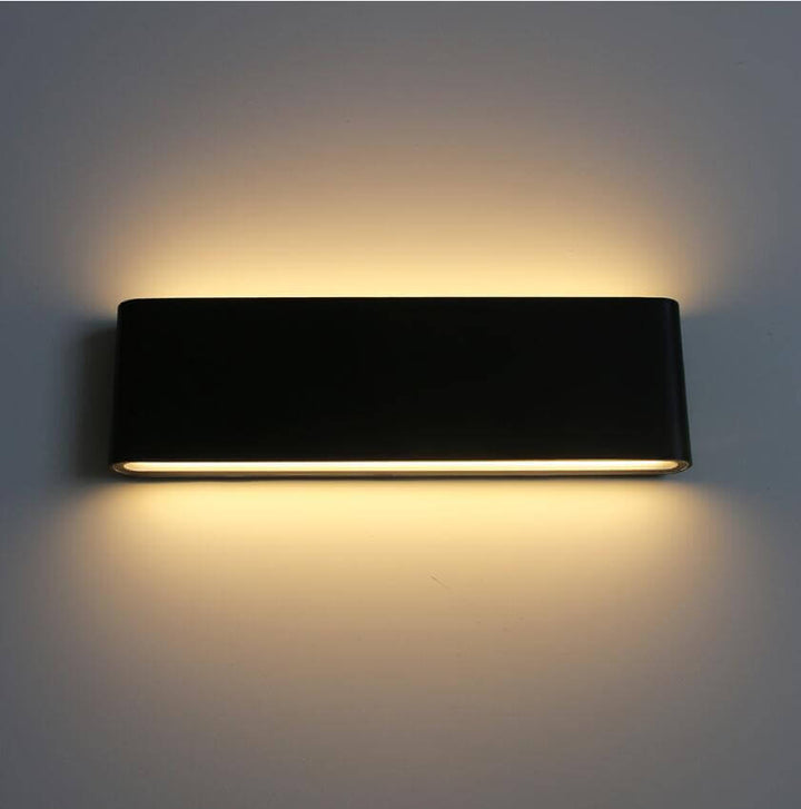 Nowoczesna Zewnętrzna Lampa Ścienna LED - Oświetlenie Góra i Dół
