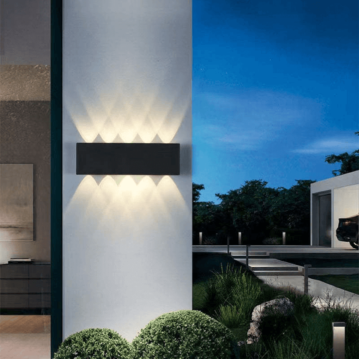 Zewnętrzna Kinkiet LED – Prostokątny Design