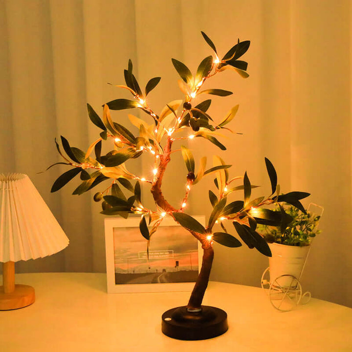 Lampa Stołowa LED w Kształcie Drzewa