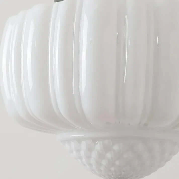 Nowoczesna minimalistyczna biała lampa wisząca