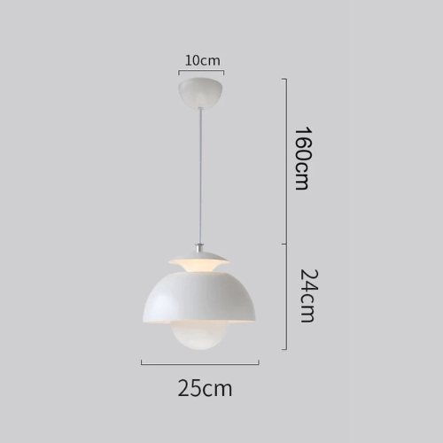 Nowoczesna Lampa Wisząca LED w Stylu Skandynawskim