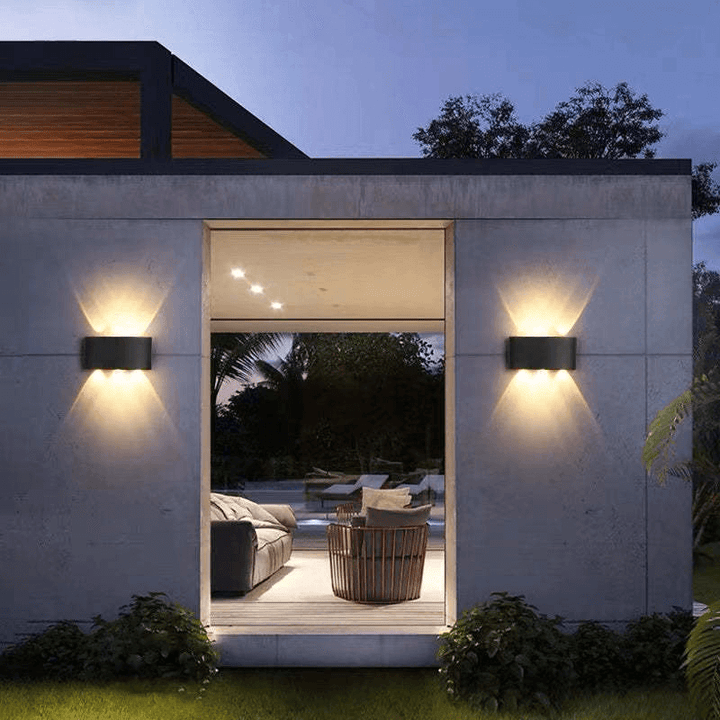Zewnętrzna Kinkiet LED – Prostokątny Design