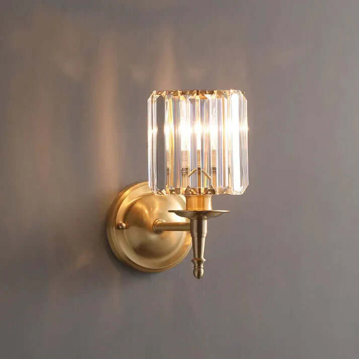 Luksusowa Kryształowa Lampa Ścienna Vintage