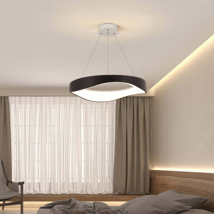 Nowoczesna Okrągła Lampa Wisząca LED Do Wszechstronnego Oświetlenia Wnętrza