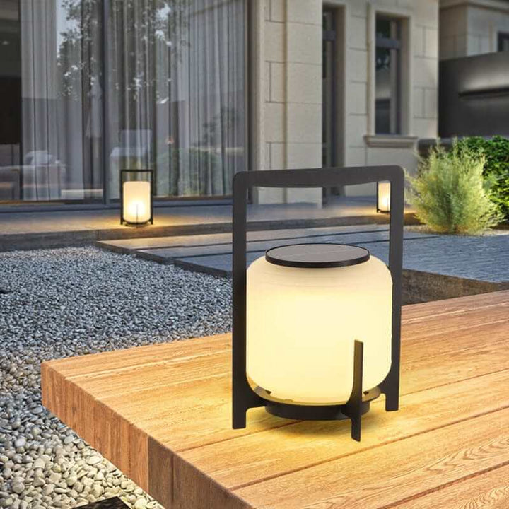 Zewnętrzna Lampa Solarna - Nowoczesne Oświetlenie Tarasu