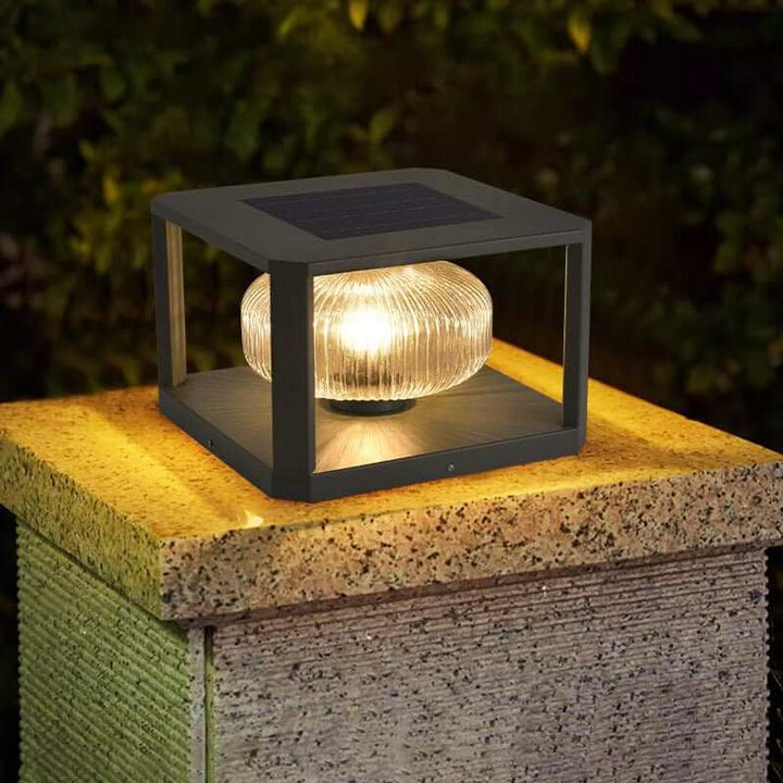 Zewnętrzna Lampa Solarna - Oświetlenie Ogrodowe i Tarasowe