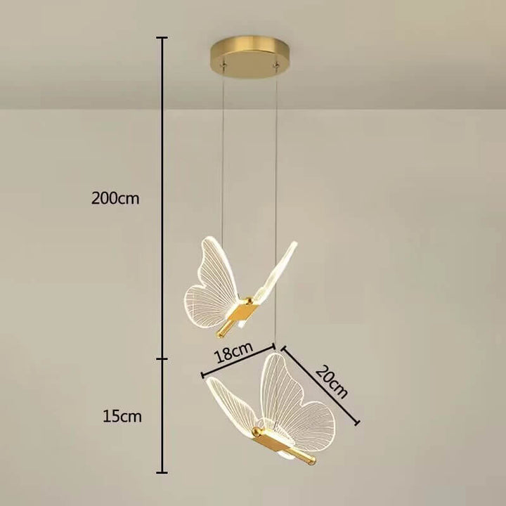 Wisząca Lampa Motyl – Magiczny Wystrój Wnętrz