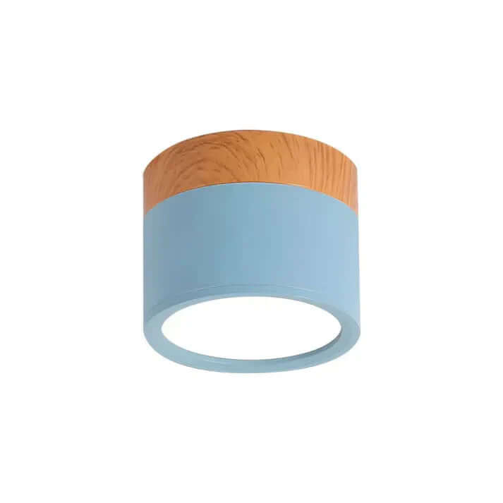 Cylindryczna lampa sufitowa LED – nowoczesne oświetlenie korytarza