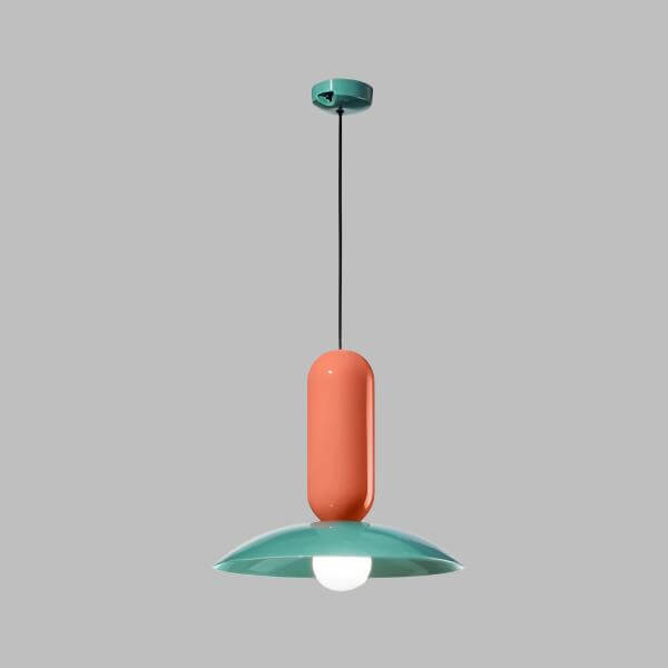 Okrągła lampa wisząca w stylu Macaron