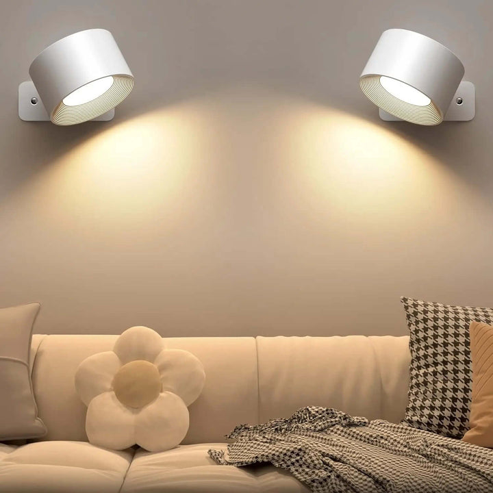 Ładowalna Lampa Ścienna LED 360° – Bezprzewodowe Oświetlenie