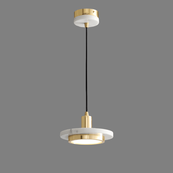 Minimalistyczna Marmurowa Lampa Wisząca – Nowoczesne Oświetlenie Wnętrz
