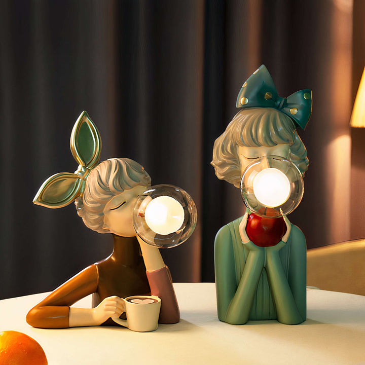 Ręcznie Robiona Lampa Stołowa Sisters | Designerskie Oświetlenie