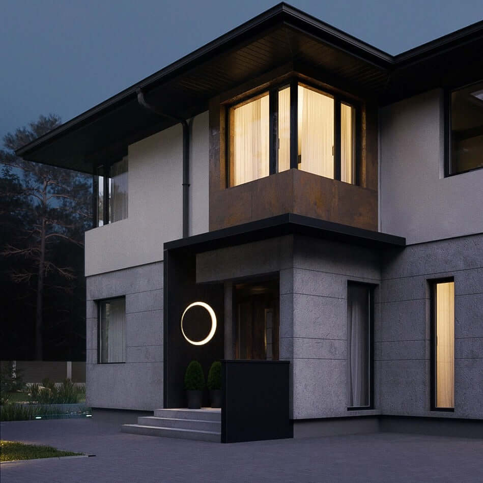 Nowoczesna Lampa Ścienna LED Zewnętrzna - IP65