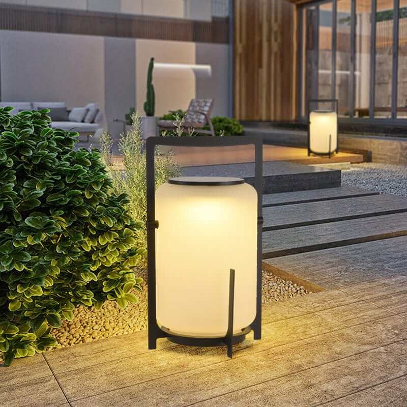 Zewnętrzna Lampa Solarna - Nowoczesne Oświetlenie Tarasu