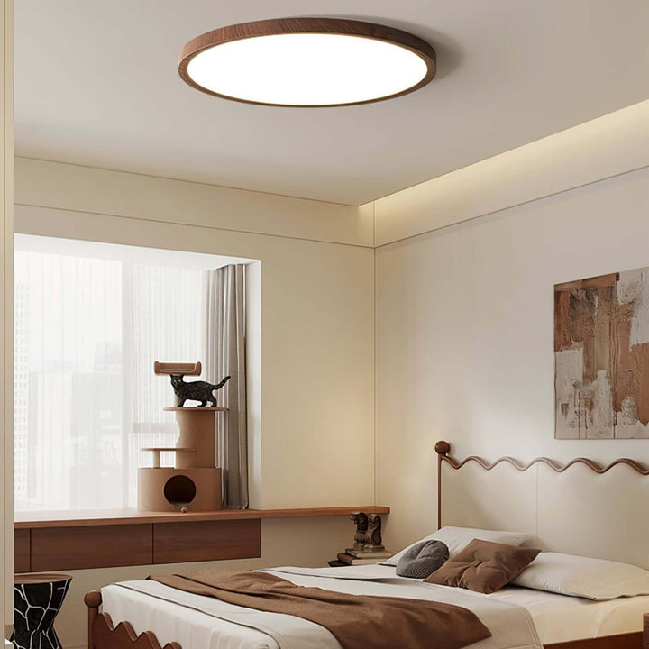 Plafoniera okrągła do salonu lub sypialni